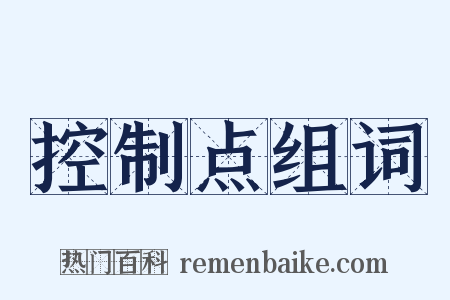 控制点组词是什么意思的图片